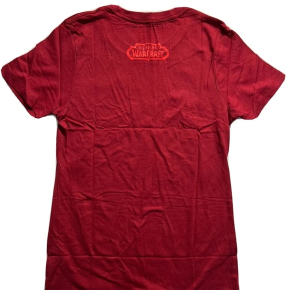 Women’s Red World of Warcraft Sargeras T-Shirt Size Small Brand New - Picture 3 of 3